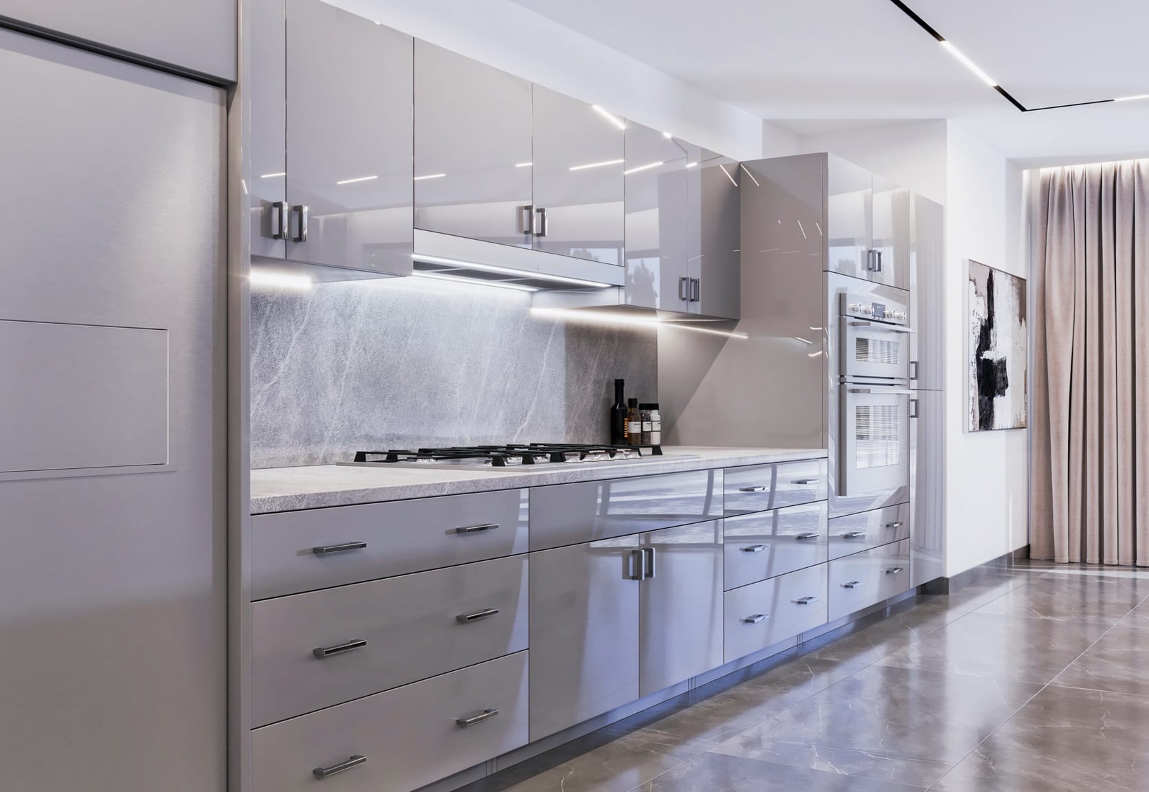 High Gloss cabinet door style