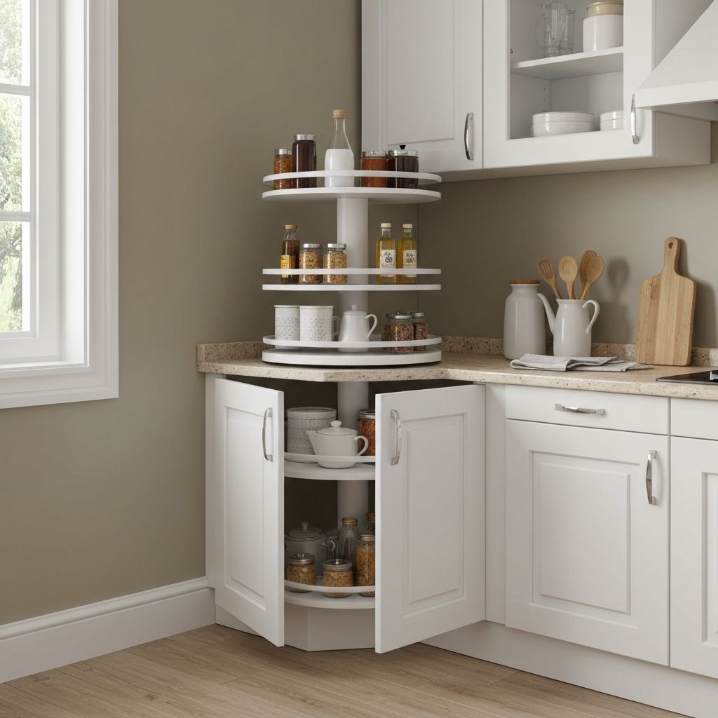 Lazy Susan Corner Cabinet
